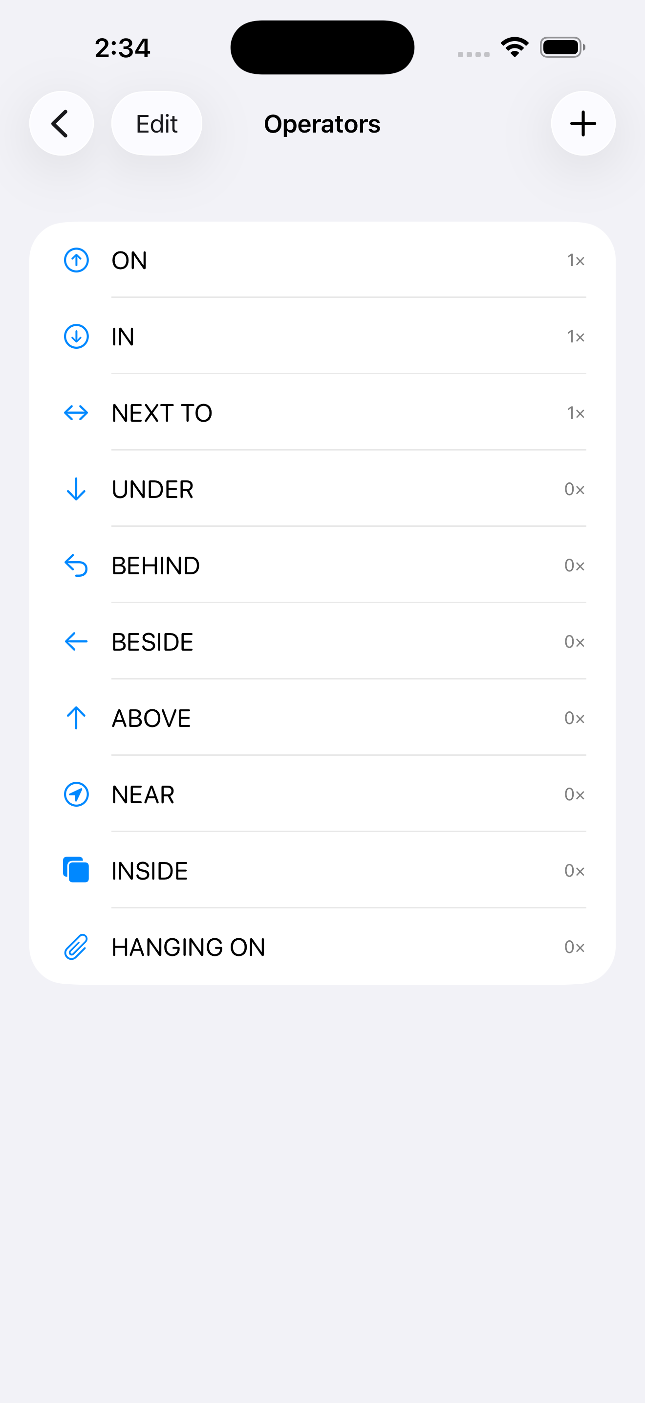 Manage operators